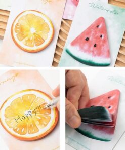 Elosung Fruit Stationery Set with Plush A5 Notebook - Image 11