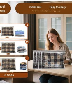 Elosung 56L Storage Bin & Vacuum Bag Set - Image 7