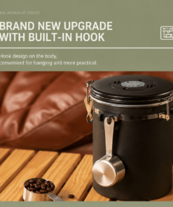 Elosung 1800ml 304 Stainless Steel Coffee Canister - Image 3