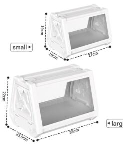 Elosung Desktop Reptile Terrarium with Double Doors - Image 7