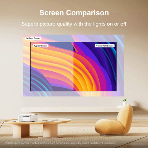 Winways 120 Inch ALR Fresnel Projector Screen – image 4