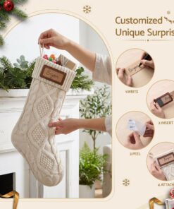 Jingle Jollys Knitted Christmas Stockings Set of 3 - Image 6