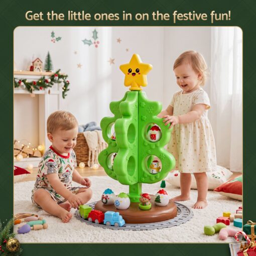 Jingle Jollys Toddler Christmas Tree with Train – image 4