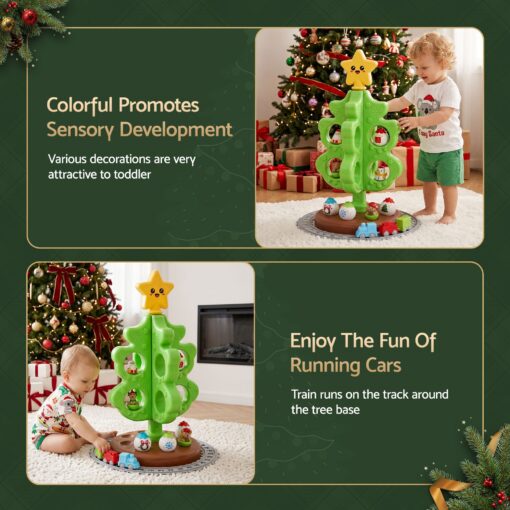 Jingle Jollys Toddler Christmas Tree with Train – image 5
