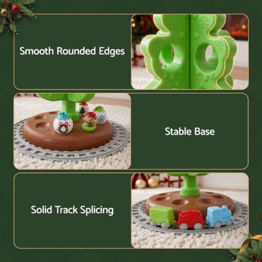 Jingle Jollys Toddler Christmas Tree with Train – image 7