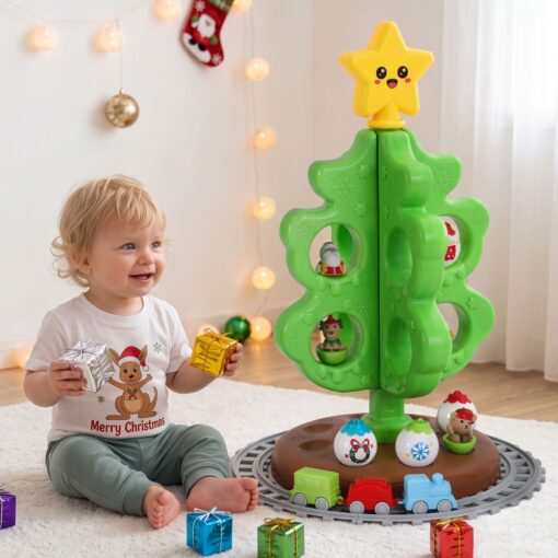 Jingle Jollys Toddler Christmas Tree with Train – image 8